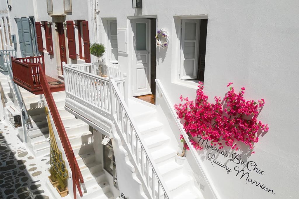 Mykonos Be Chic Luxury Mansion Vila Mykonos Town Exterior foto